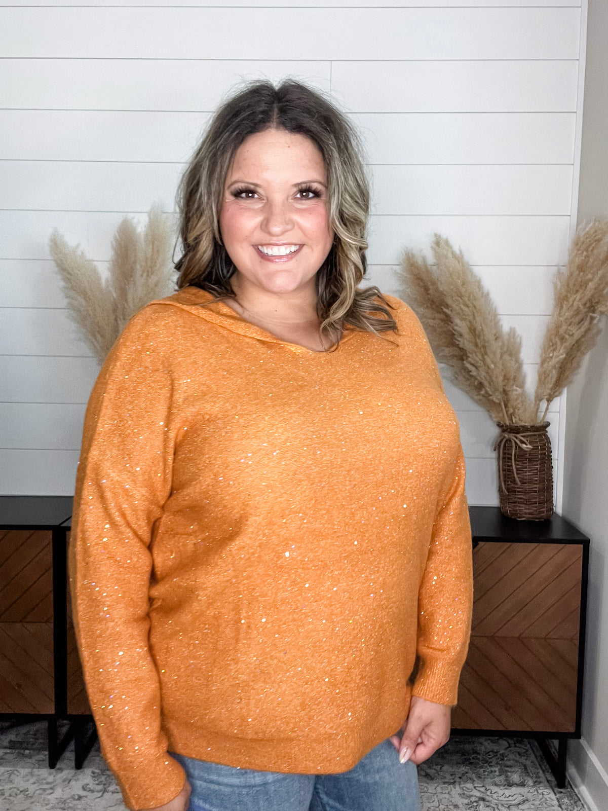 "Tennessee" Sparkle Hooded Sweater