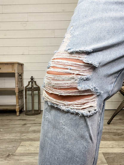 Judy Blue "Vanished" Rigid Straight Leg Jeans