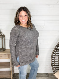 "Yup Thats The One" Long Sleeve Weekender (Charcoal)