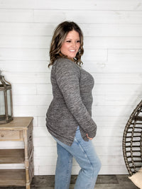 "Yup Thats The One" Long Sleeve Weekender (Charcoal)