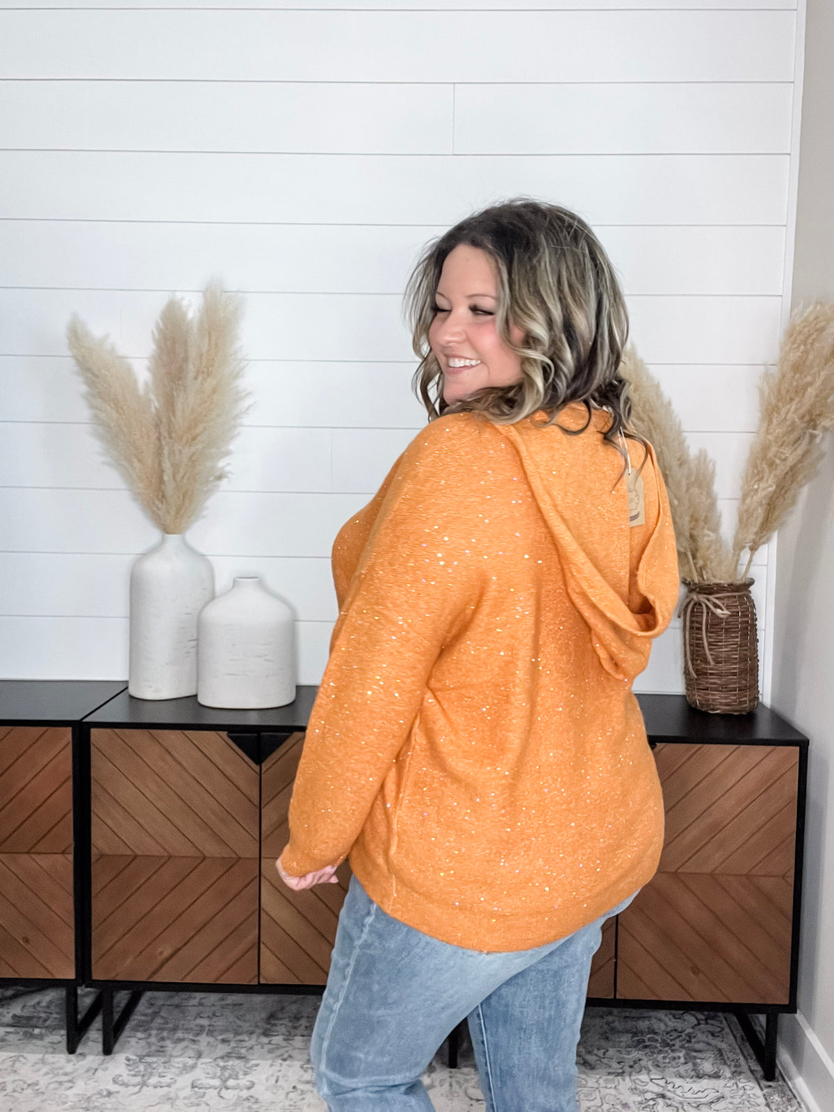 "Tennessee" Sparkle Hooded Sweater
