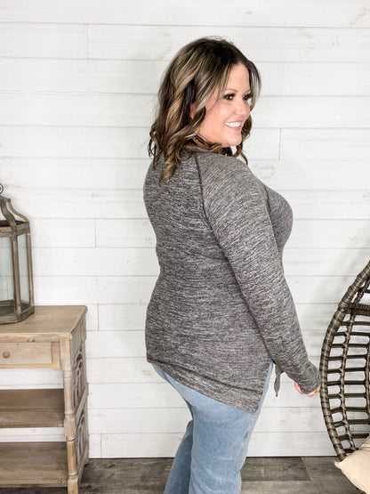 "Yup Thats The One" Long Sleeve Weekender (Charcoal)