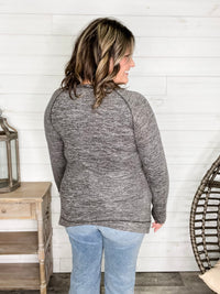 "Yup Thats The One" Long Sleeve Weekender (Charcoal)