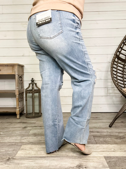 Judy Blue "Vanished" Rigid Straight Leg Jeans