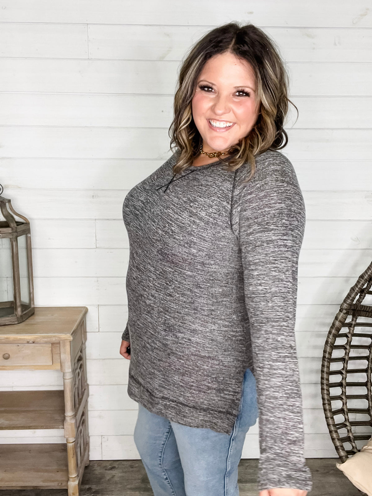 "Yup Thats The One" Long Sleeve Weekender (Charcoal)