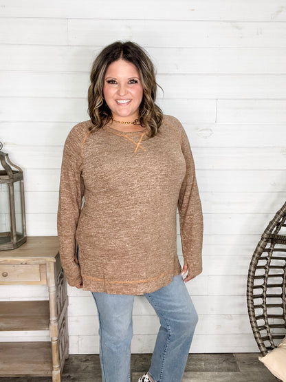 "Yup Thats The One" Long Sleeve Weekender (Brown)