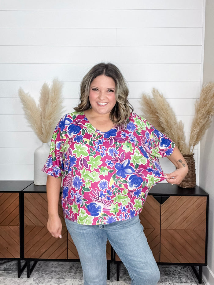 "Royalty" V Neck Dolman