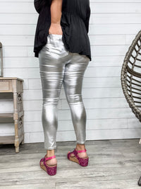 YMI hyperstretch Metallic Skinny (Silver)