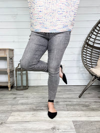 Judy Blue "Grey is The New Black" Tummy Control Skinny Jeans