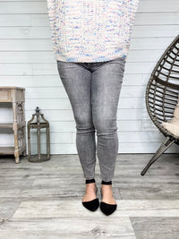 Judy Blue "Grey is The New Black" Tummy Control Skinny Jeans