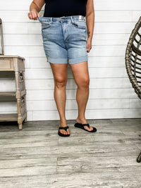 Judy Blue "Stone Cold" Cooling Tummy Control Shorts