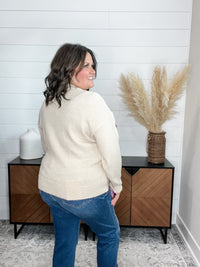 Oversized Pumpkins & Bows Long Sleeve Sweater