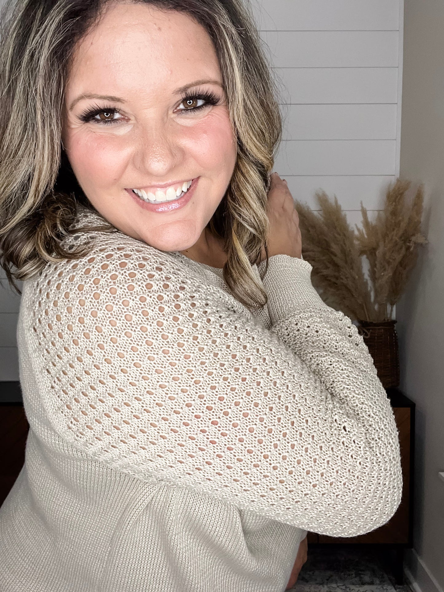 "Clay" Long Sleeve Lightweight Sweater