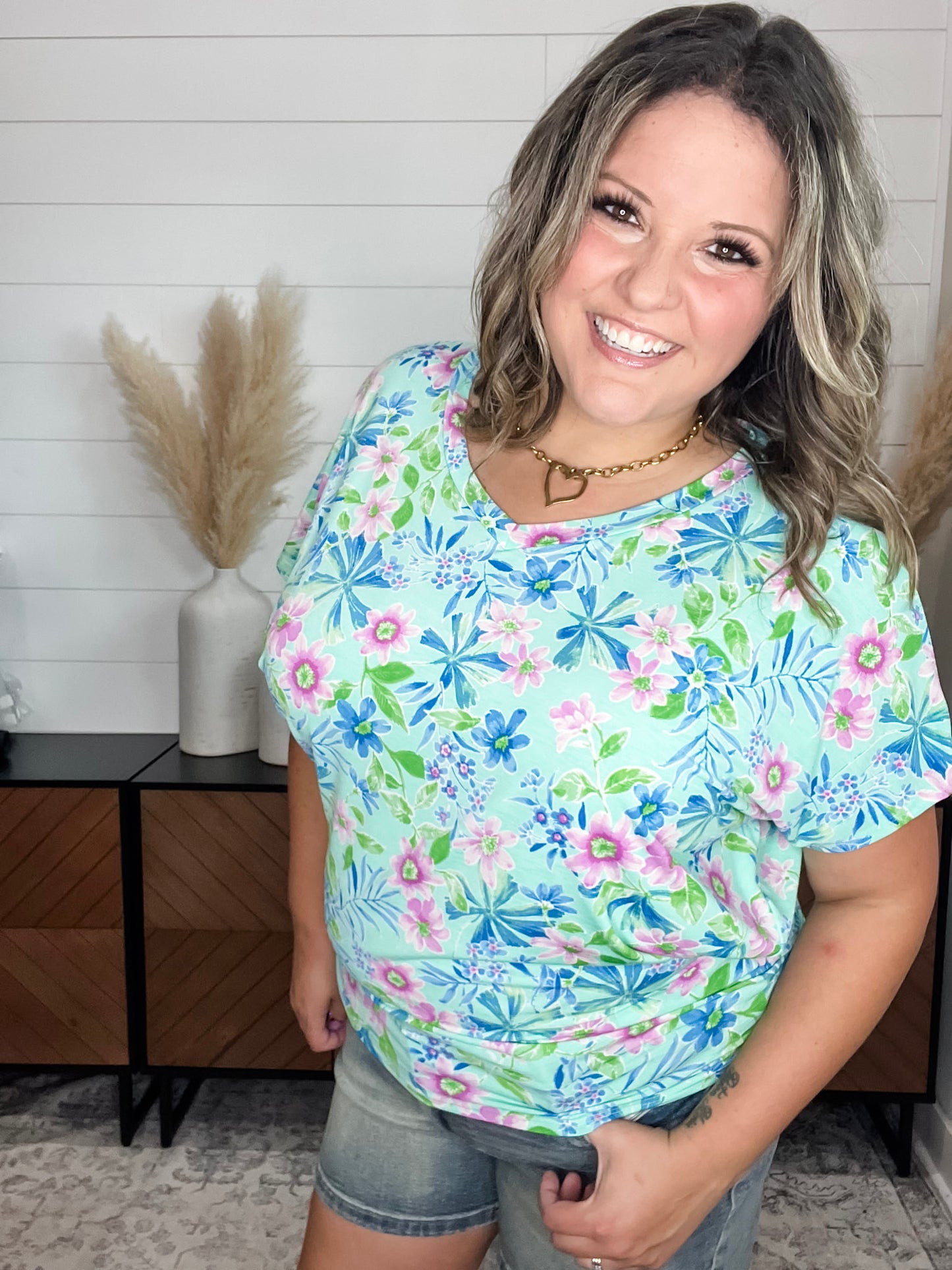 "Trickle" V-Neck Dolman