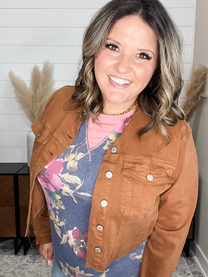 Judy Blue Jacket Camel