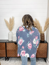 Dear Scarlett "Kody" Floral Weekender Style Hoodie