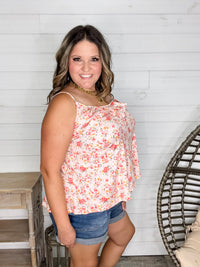 "Anita" Floral Adjustable Strap Cami