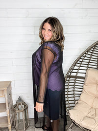 "Sheer Elegance" Long Sleeve Cover Up (Multiple Colors)