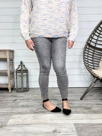 Judy Blue "Grey is The New Black" Tummy Control Skinny Jeans