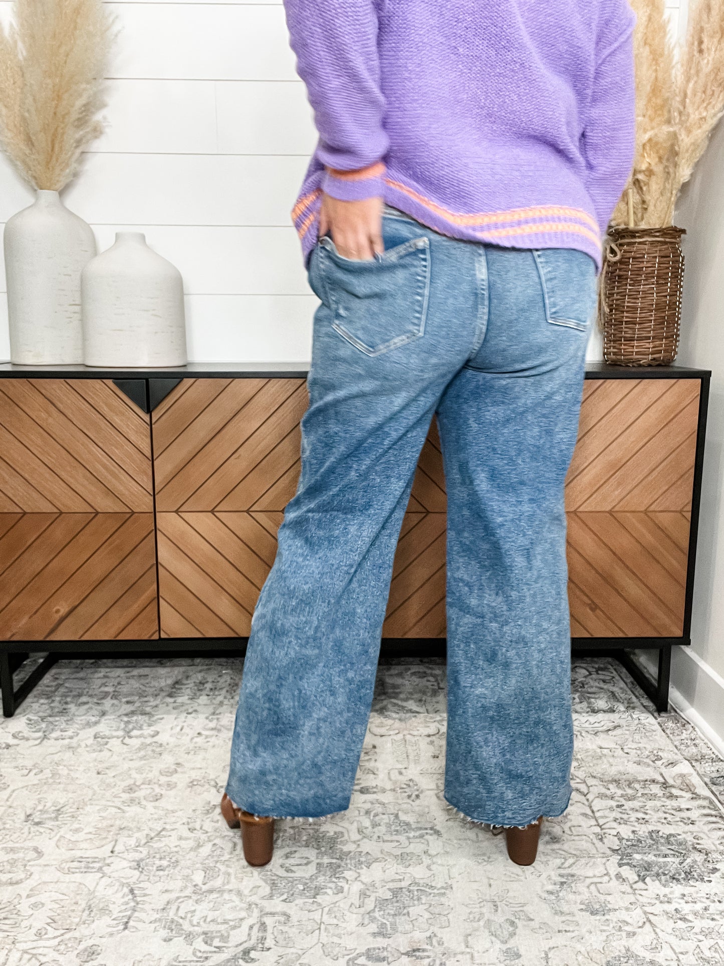 Judy Blue "Futurama" Vintage Wash Wide Leg