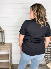 Rhinestone Sparkle Skull Tee
