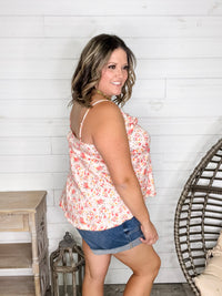 "Anita" Floral Adjustable Strap Cami