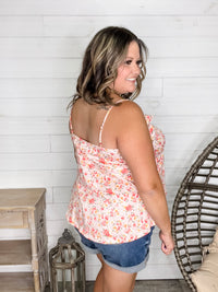 "Anita" Floral Adjustable Strap Cami