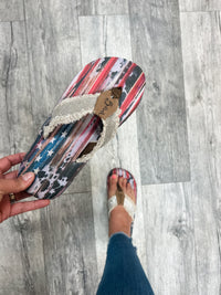 Gypsy Jazz Flip Flops (United Bling Natural)