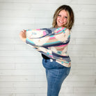 3/4 Sleeve Dolman Style Aztec Cardigan-Lola Monroe Boutique