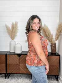 "Stray" Sparkle V Neck Tank Tops