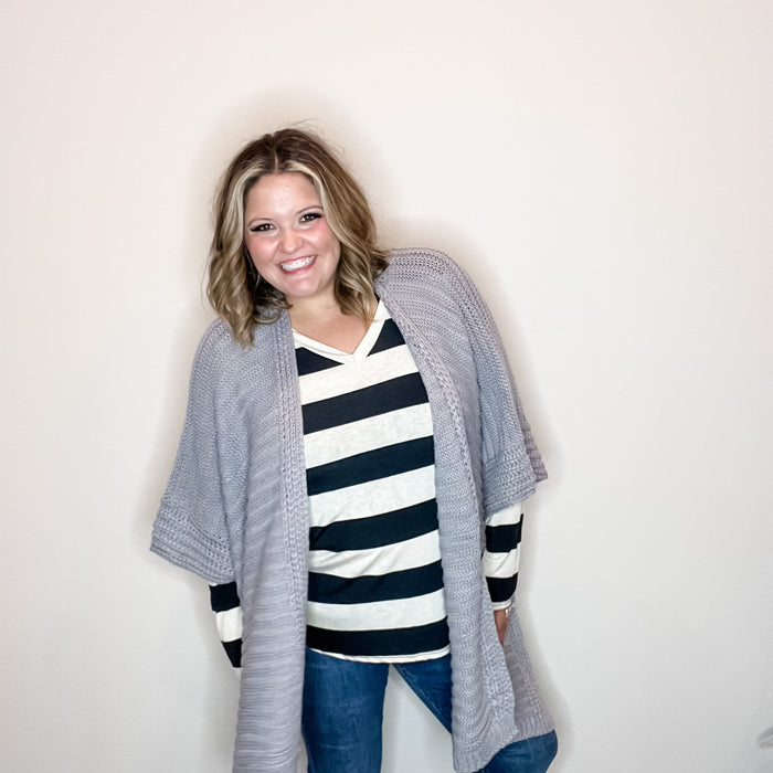 "Evolution" Wide Weave One Size Cardigan