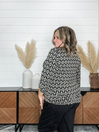 Dear Scarlett "Unbreakable" 3/4 Sleeve Button Front Lizzy Luxe
