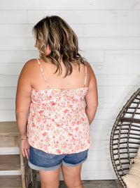 "Anita" Floral Adjustable Strap Cami