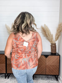 "Stray" Sparkle V Neck Tank Tops