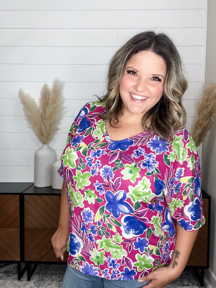 "Royalty" V Neck Dolman