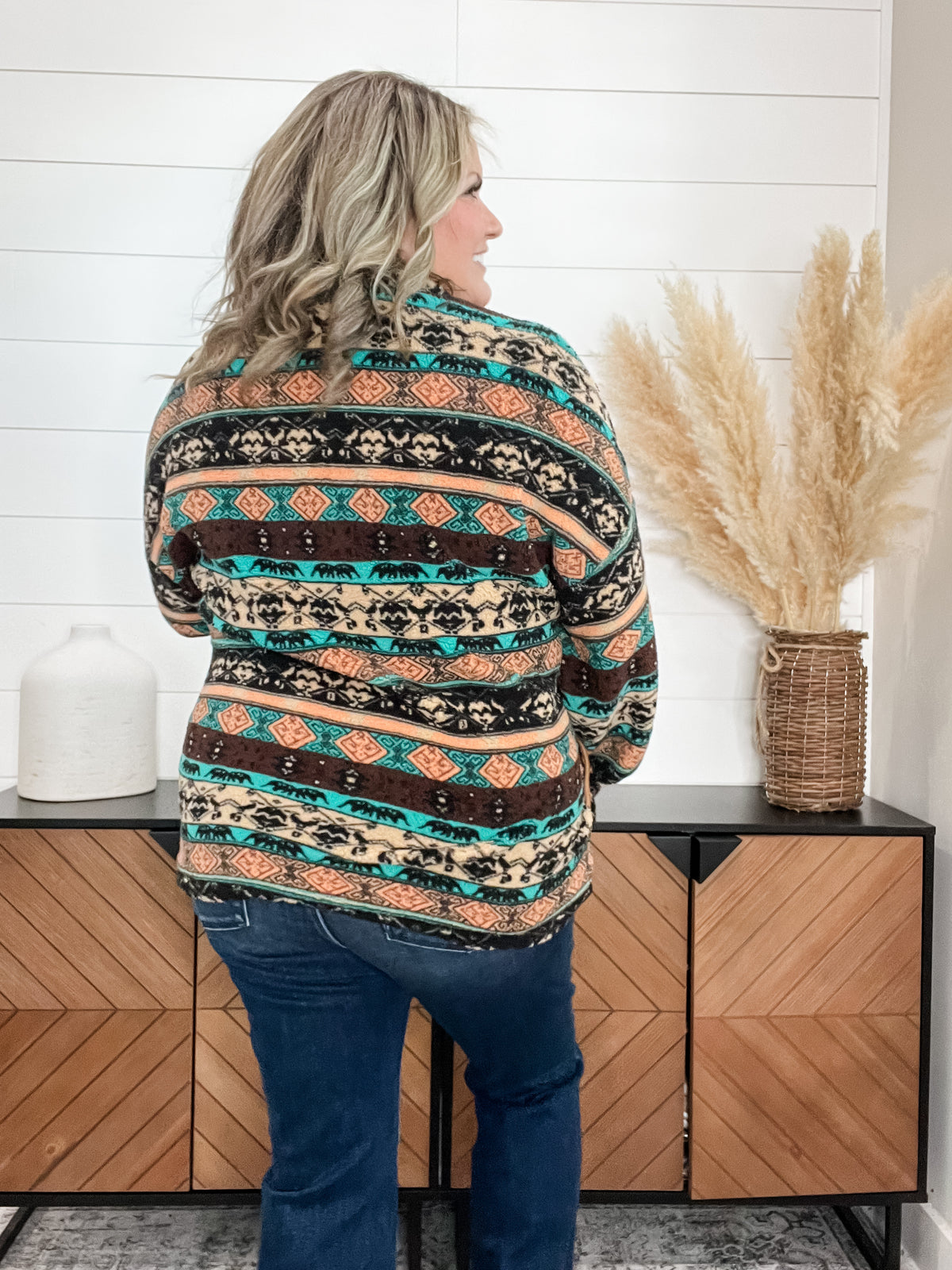 Aztec & Elephant Sherpa Quarter Zip