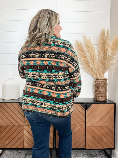 Aztec & Elephant Sherpa Quarter Zip