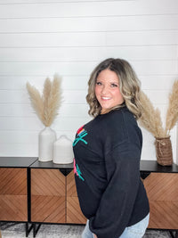 "Merry & Bright" Long Sleeve Sweater