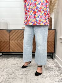 Mica Denim "Precious" Ankle Wide Leg Jeans