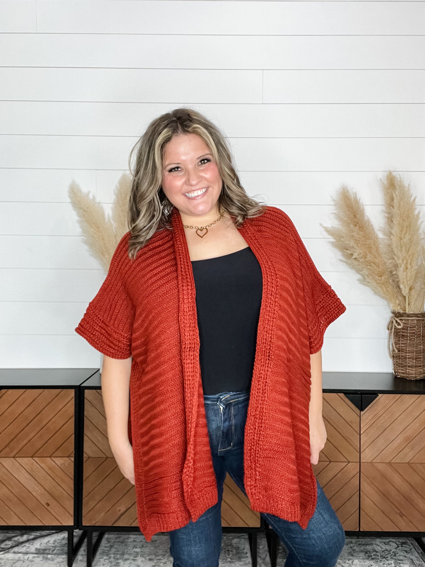 "Evolution" Wide Weave One Size Cardigan