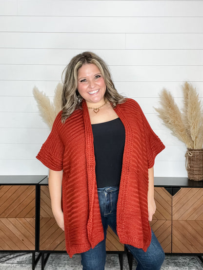 "Evolution" Wide Weave One Size Cardigan