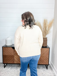 Oversized Pumpkins & Bows Long Sleeve Sweater