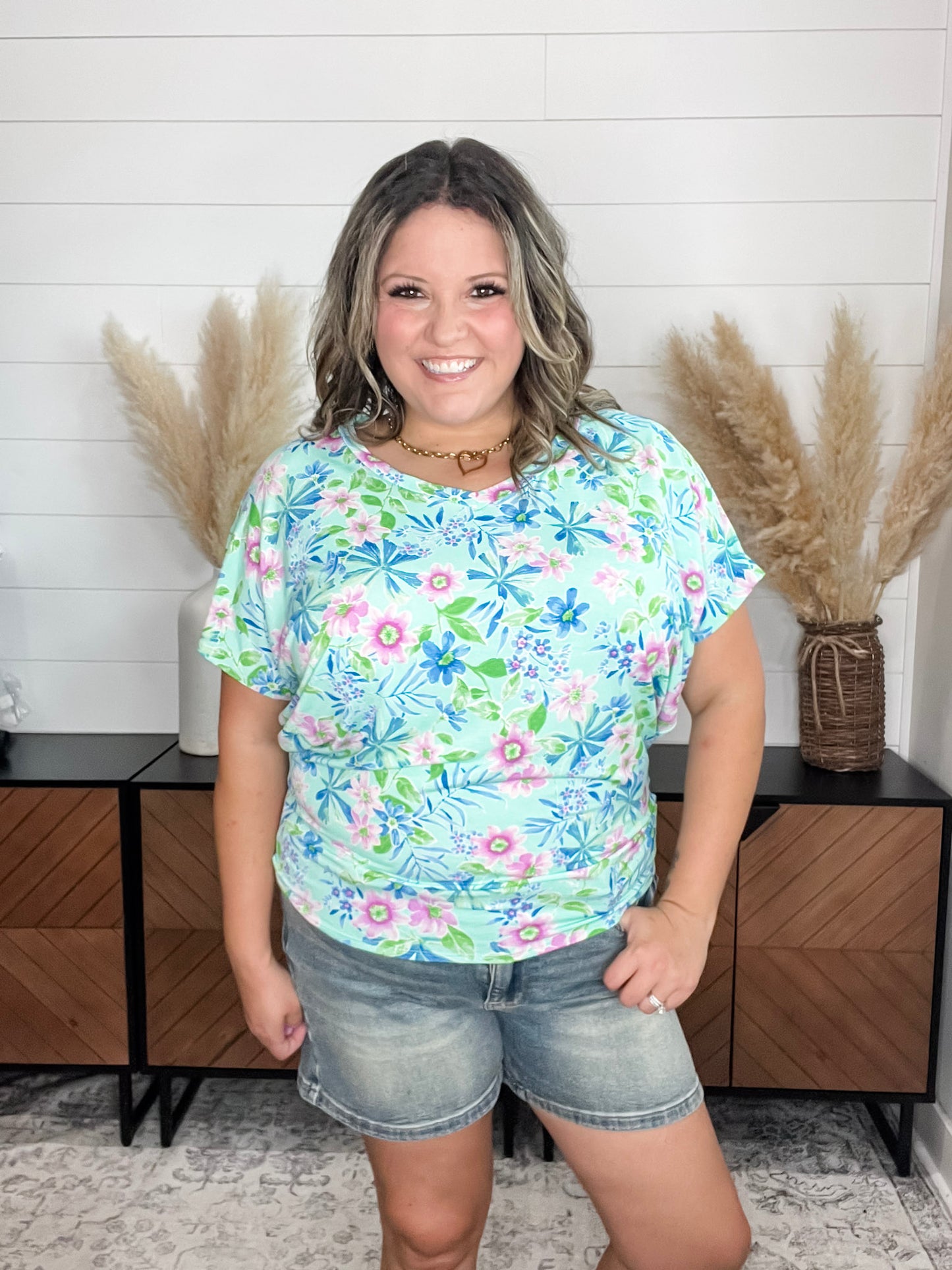 "Trickle" V-Neck Dolman