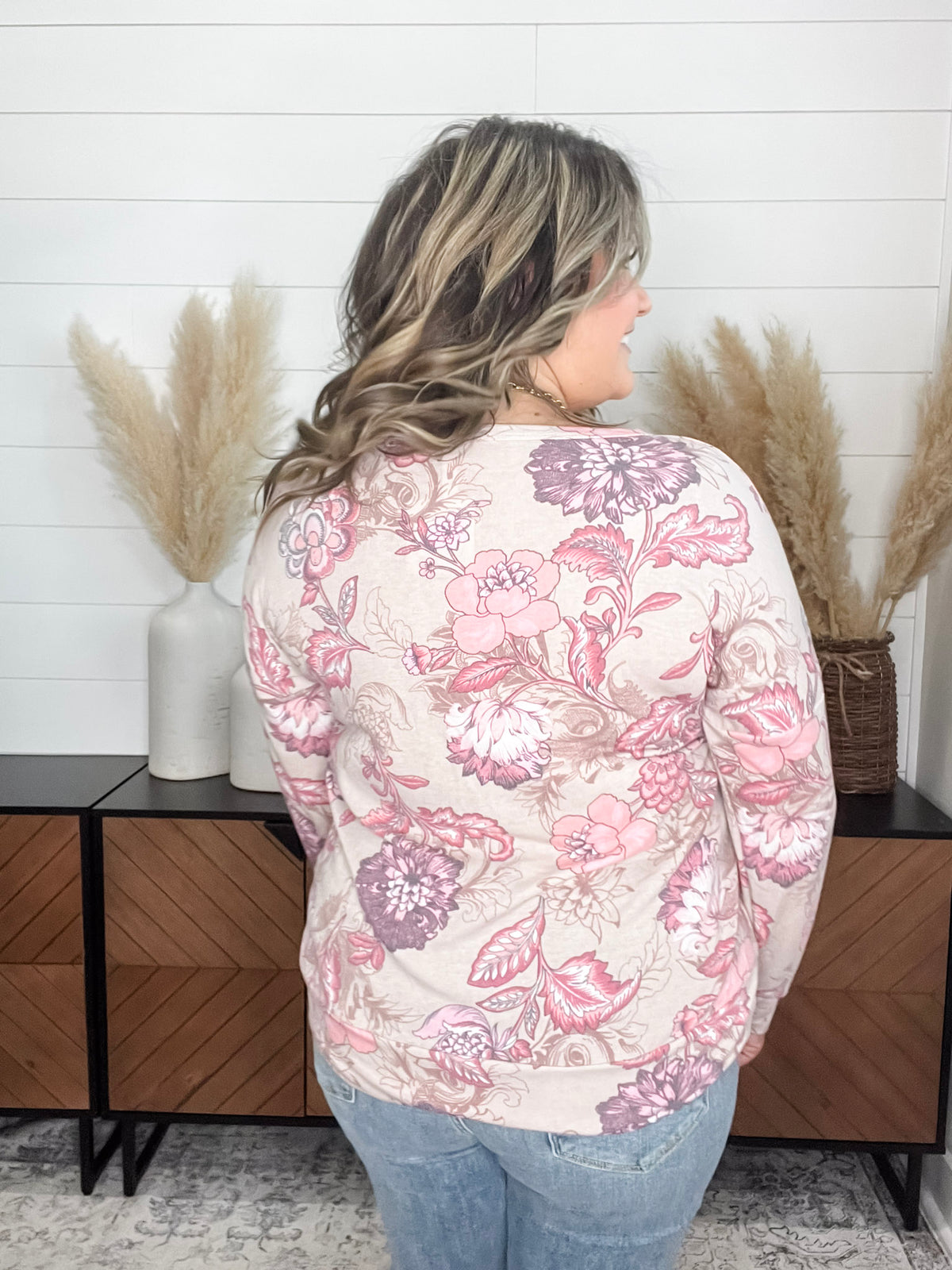 Dear Scarlett "Atlanta" Floral Long Sleeve Weekender