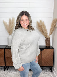 "Haze" Pearl Embellished Long Sleeve