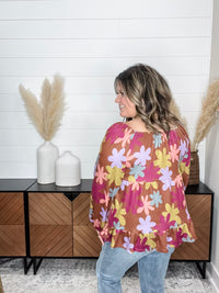 "Just Add Water" Long Sleeve Tiered Top