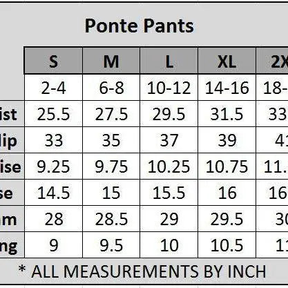 4 Pocket Ponte Pants (Charcoal)