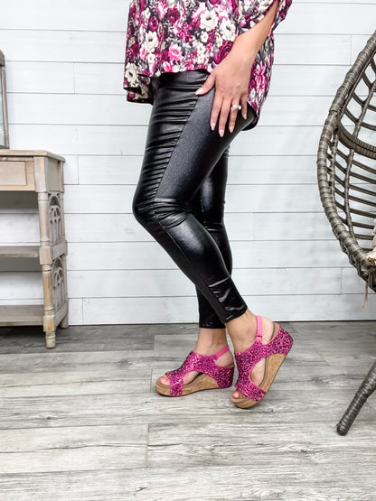 YMI hyperstretch Metallic Skinny (Black)