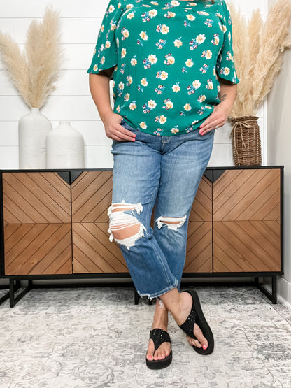 "Privileged" By Lovervet Vintage Boyfriend Crop