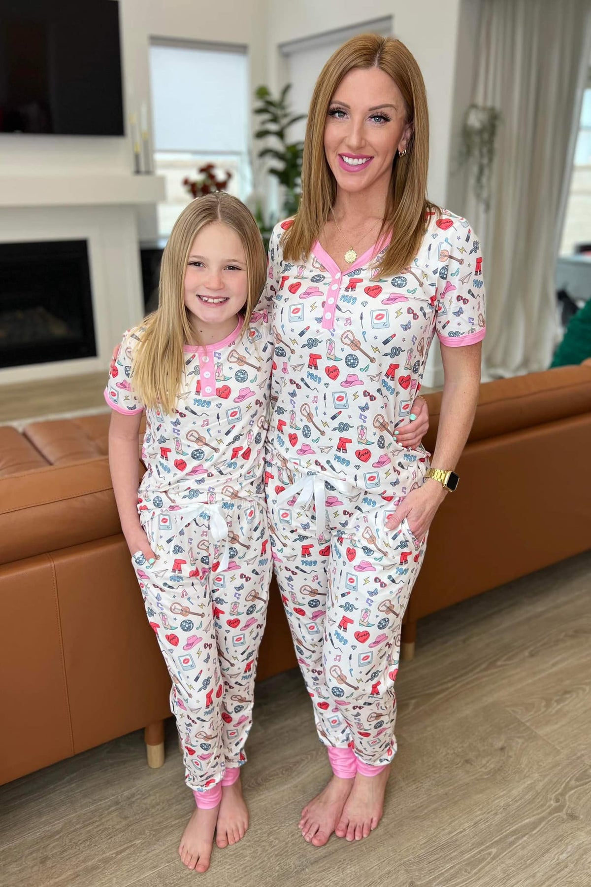 "Swiftie" Inspired Shirley & Stone Mommy and Me Jammie Sets